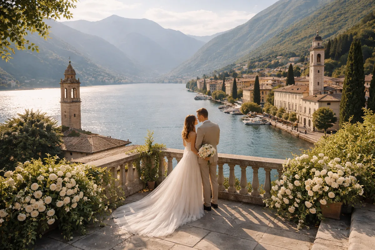 Comment planifier un mariage sur mesure au lac de Côme dans une ville historique